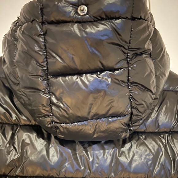 ZARA shiny black puffer jacket - Picture 6 of 7